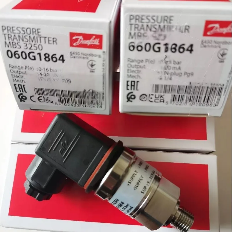 أجزاء لجهاز إرسال الضغط دانفوس MBS3250 060G1864 خاص لمعدات التشحيم الهيدروليكي 060G1865