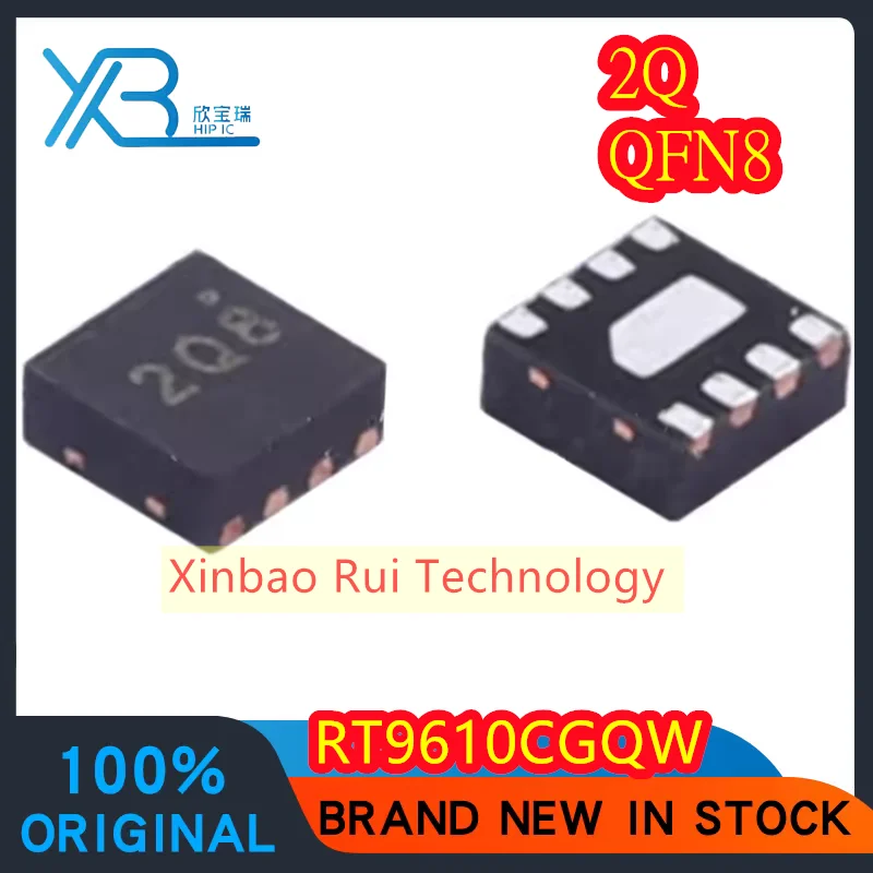 (5/10pieces) RT9610CGQW RT9610C parts mark 2QQ 2QK 2Q starting with QFN8 power chip IC 100% brand new and original Electronics