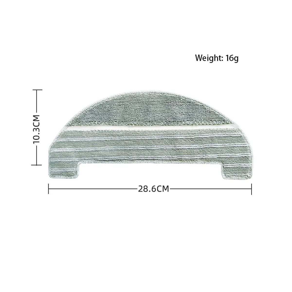 Geschikt voor Pusanik M8Pro Veegmachine Reiniging Dweildoek Afvegen Accessoires Washandje Nat en droog doek