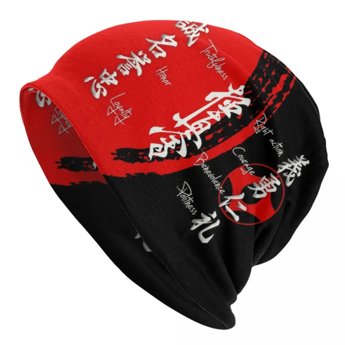 Kyokushin Karate Bushido Values Beanie Cap Unisex Winter Warm Bonnet Femme Knit Hat Martial Arts Skullies Beanies Hats