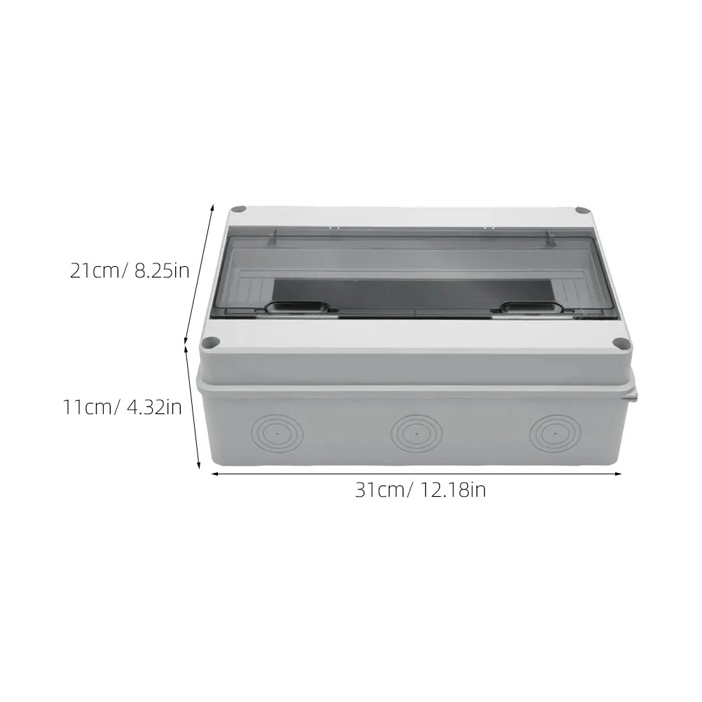 Breaker Box Outdoor Rainproof Distribution Protective Box Plastic Electrical Power Junction Case Weatherproof Circuit Breaker