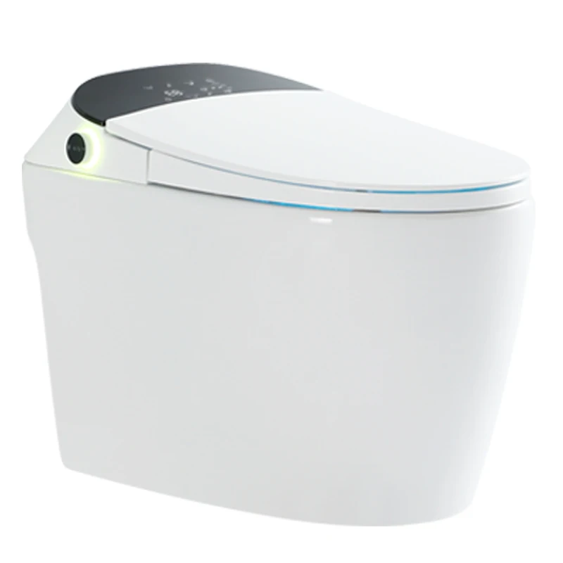 Inodoro Intelligent Intelligent WC Bowl, bidê elétrico, Sensor de pé automático cerâmico, WC Rubor inteligente, 1 Pc, japonês, atacado