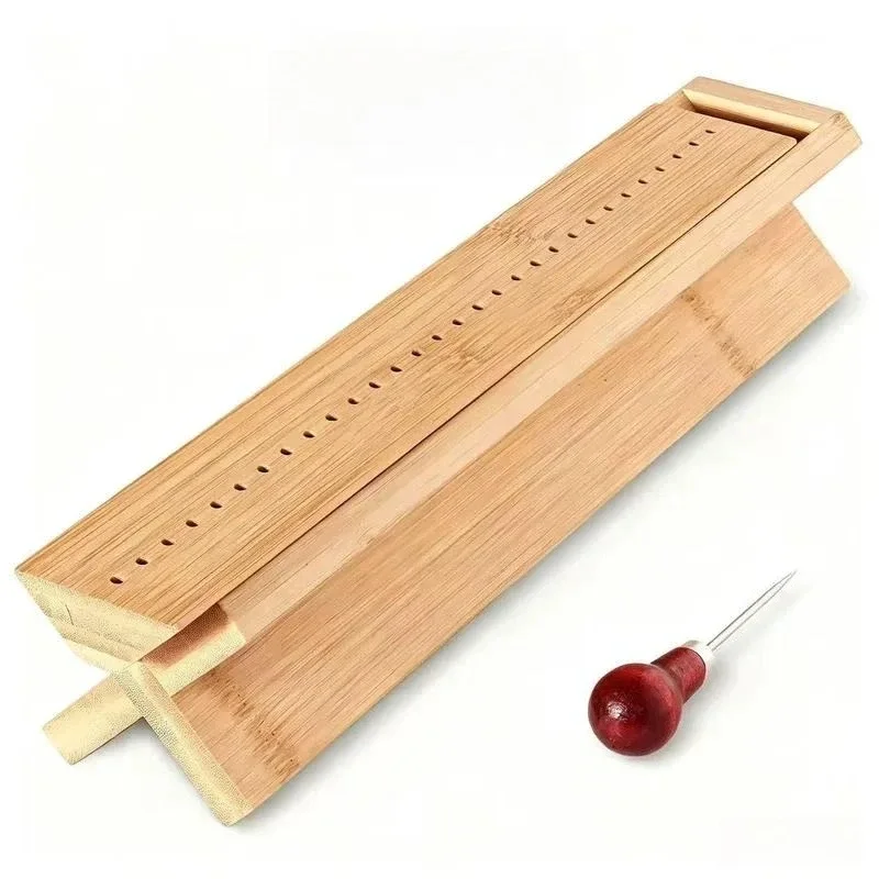 for Spot Wooden Binding Punching Set Hand Account Binding Kit Books Punching Holder Document Binding Tools