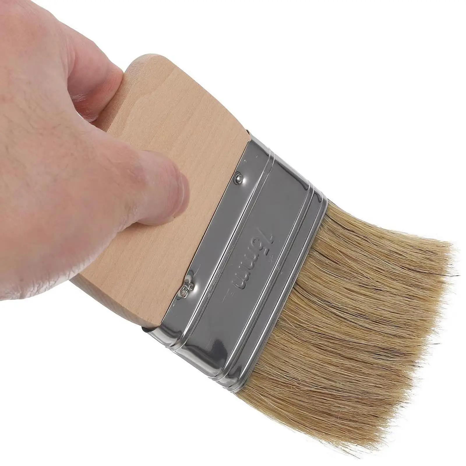 Extra Wide Flat Paint Brush for Woodwork Cabinet Door Frame Window Sill Painting