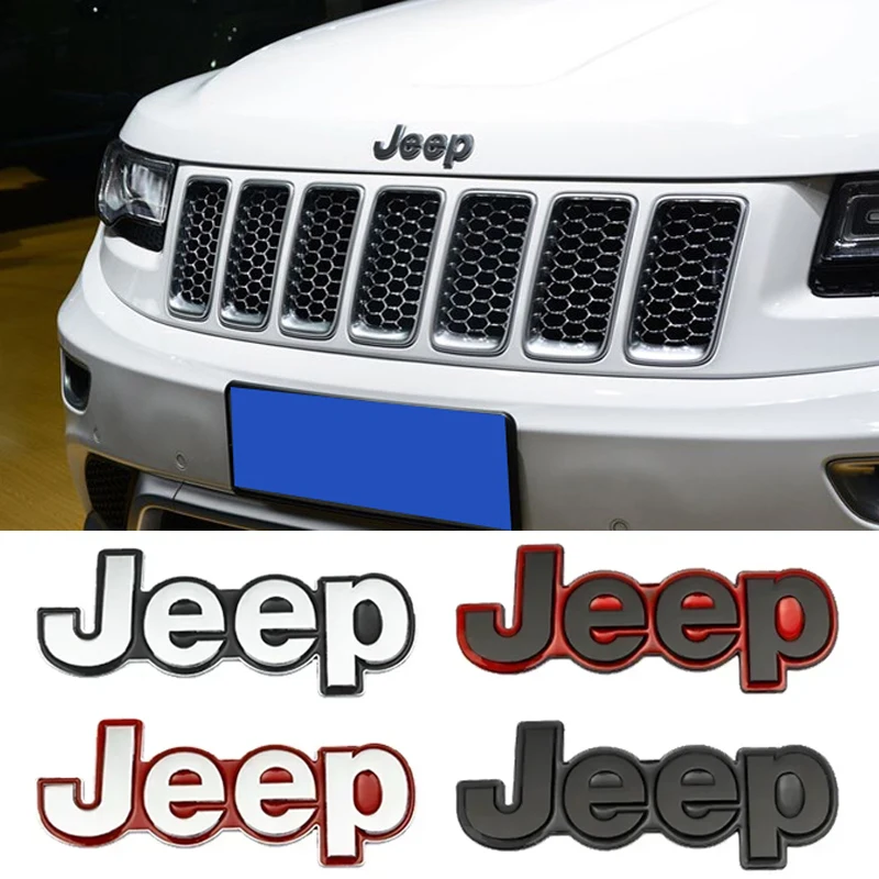 

Car Body Rear Trunk Emblem Fender Side Badge Stickers for Jeep Wrangler Grand Cherokee Renegade Patriot Rubicon Compass Liberty