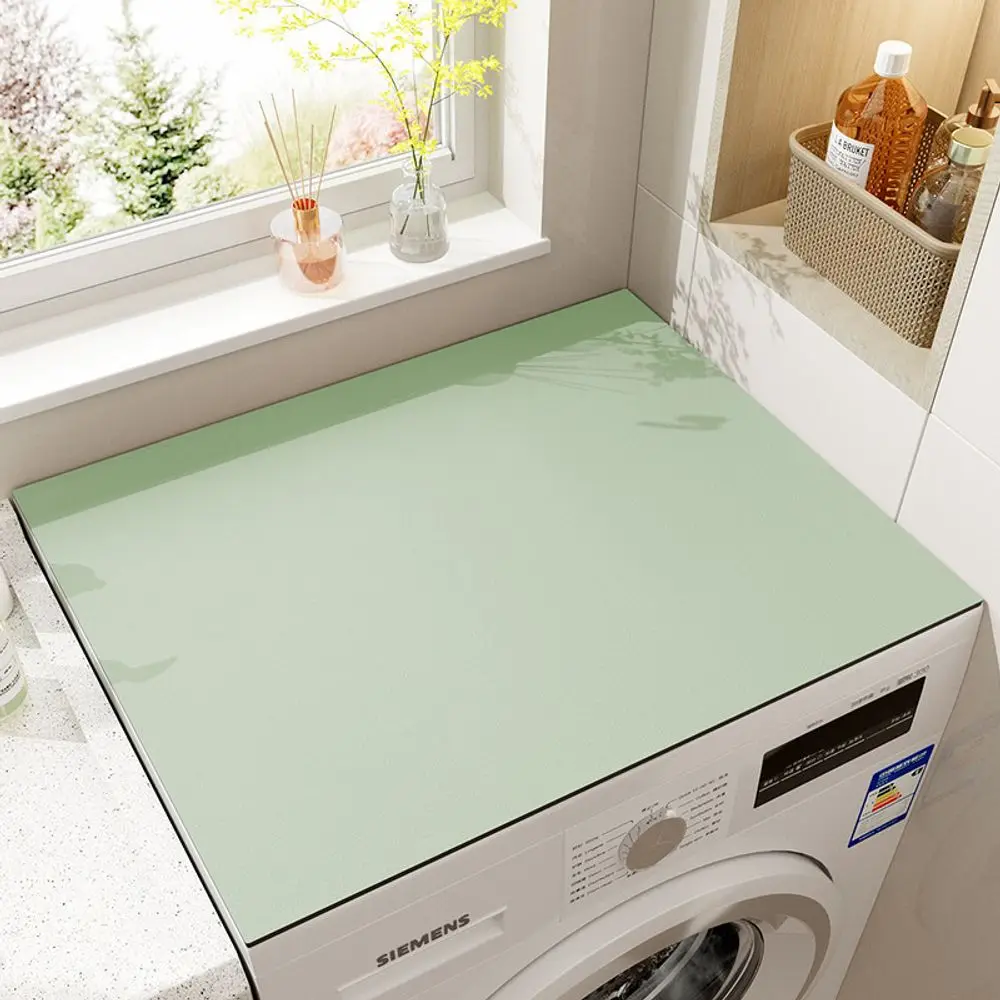 VIKAMA drum washing machine dust cover pad, refrigerator top cover silica mud sun protection, water absorption and anti-slip pad