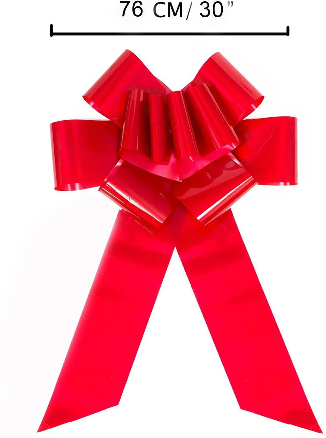 Nastro di plastica da 76cm nastri di tessuto artigianale fai da te fiocchi di natale grande regalo fiocchi cesto presenta ghirlanda decorazione per