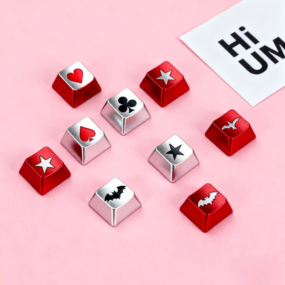 

Колпачки для клавиш из алюминиевого сплава, металлические Cherry R4 ESC 1U, колпачки для ключей ручной работы, для механической клавиатуры, синий, черный, красный, игровые аксессуары