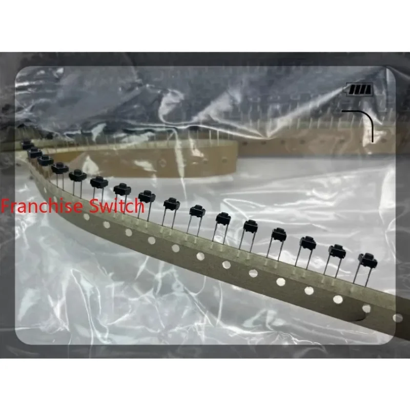 500PCS High Quality 6*6*5 Square Head 2feet Touch Switch Black