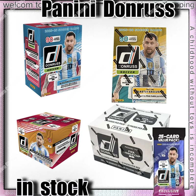 

New 2026 Panini Donruss Road To FIFA World Cup Soccer Blaster Box Trading Cards Blind Box Fat Pack Hobby Box Collection Gift