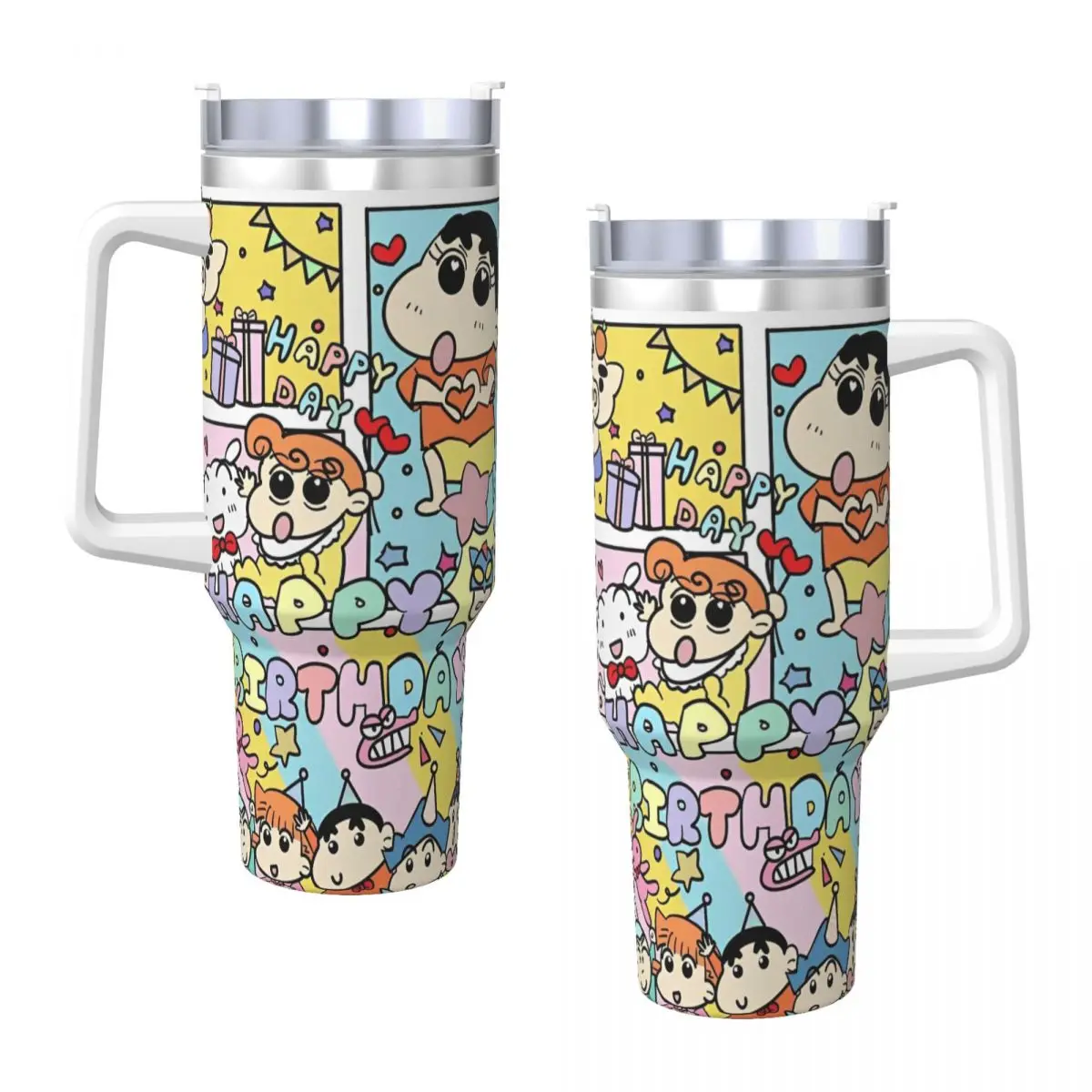 

Crayon Shin-chan Stainless Steel Tumbler Fun Cartoon Travel Mugs Cup 40oz Coffee Mug Keep Heat Cold Drink Milk Tea Water Bottle