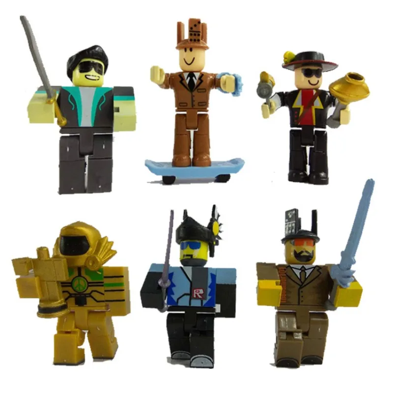 

Game Roblox Creative Peripheral Cartoon Scale Model with Accessories Doll Set Cartoon Kids Toy Birthday Gifts 6pcs/set