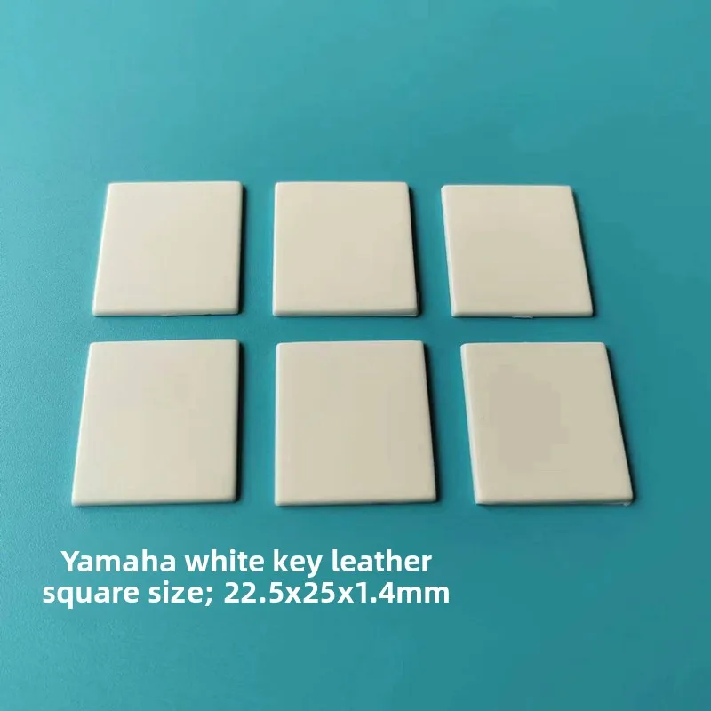 

Piano accessories white leather piano white key leather small square white key
