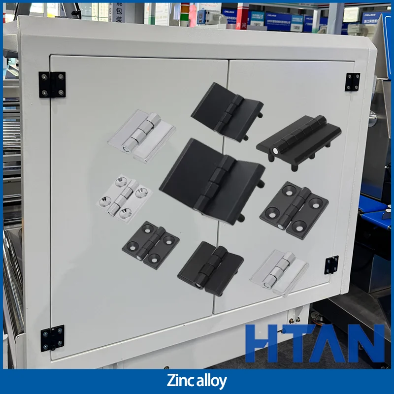 

Zinc Alloy Square Door Hinge With Countersunk Screw Hinge Industrial Motor Equipment Network Cabinet Hinge