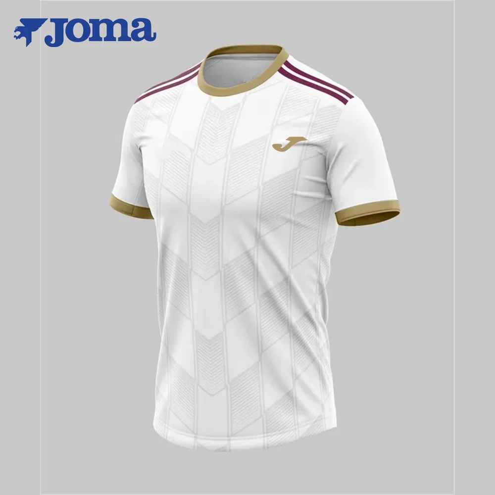Camiseta Deportiva JOMA para Hombre, de Secado Rápido, Transpirable, con Estampado 3D, de Manga Corta, para Deportes al Aire Libre, Fitness, Running, Ciclismo, Modelo Más Vendido