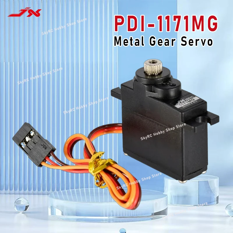 JX Servo PDI-1171MG 17g 3.5KG Koppel Metal Gear Analoge Mini Lron Core Servo Voor RC Mini Helikopter Vliegtuig robot DIY Onderdelen