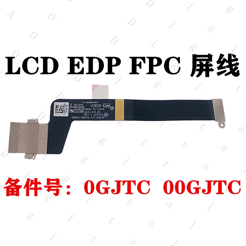 

Кабель для экрана BR для Dell XPS 15 9500 9510 Precision 5550 5560, плоский кабель GDB51 GDP51, 0GJTC 00GJTC DA30001KN10 LF-K415P