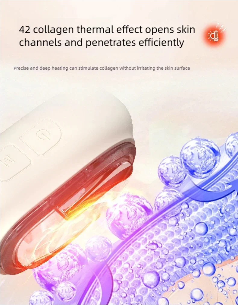 Appareil Facial à microcourant, Machine de Lifting du visage, thérapie à la lumière LED à 4 clour, rajeunissement des vibrations, outil de beauté à chauffage rapide 15s