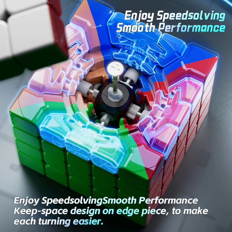 [ECube] Vin Cube Vin5M 5x5x5 Core Magnetico UV Vin 5 MagicCube MGC Designer Il più recente cubo magico di velocità Vin Cube 5x5x5 Cubi magici