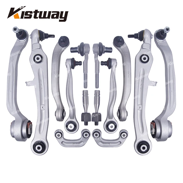 Przedni przegub kulowy zawieszenia Stabilizator drążka kierowniczego Zestaw wahacza do Audi S8 A8 D3 A8D3 4E0 Do VW Phaeton 2003-2010