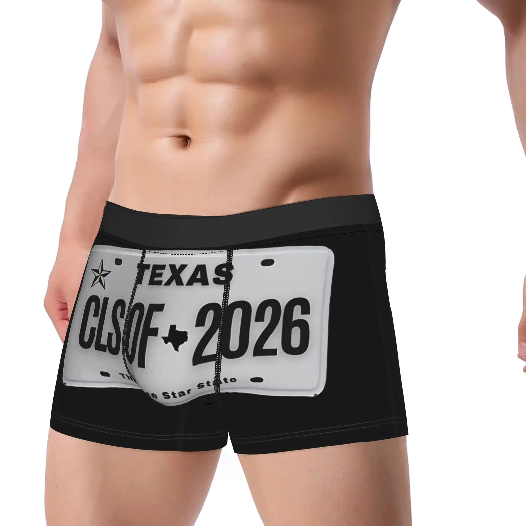 Lone Star State Graduation Senior class of 2026 Underpants Homme Panties Men's Underwear Ventilate Shorts Boxer Briefs