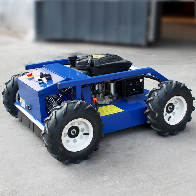 Hot Sale Farm Use Small Grass Cutter Robotic Lawn Mower Agriculture Crawler Remote Control Lawn Mowers
