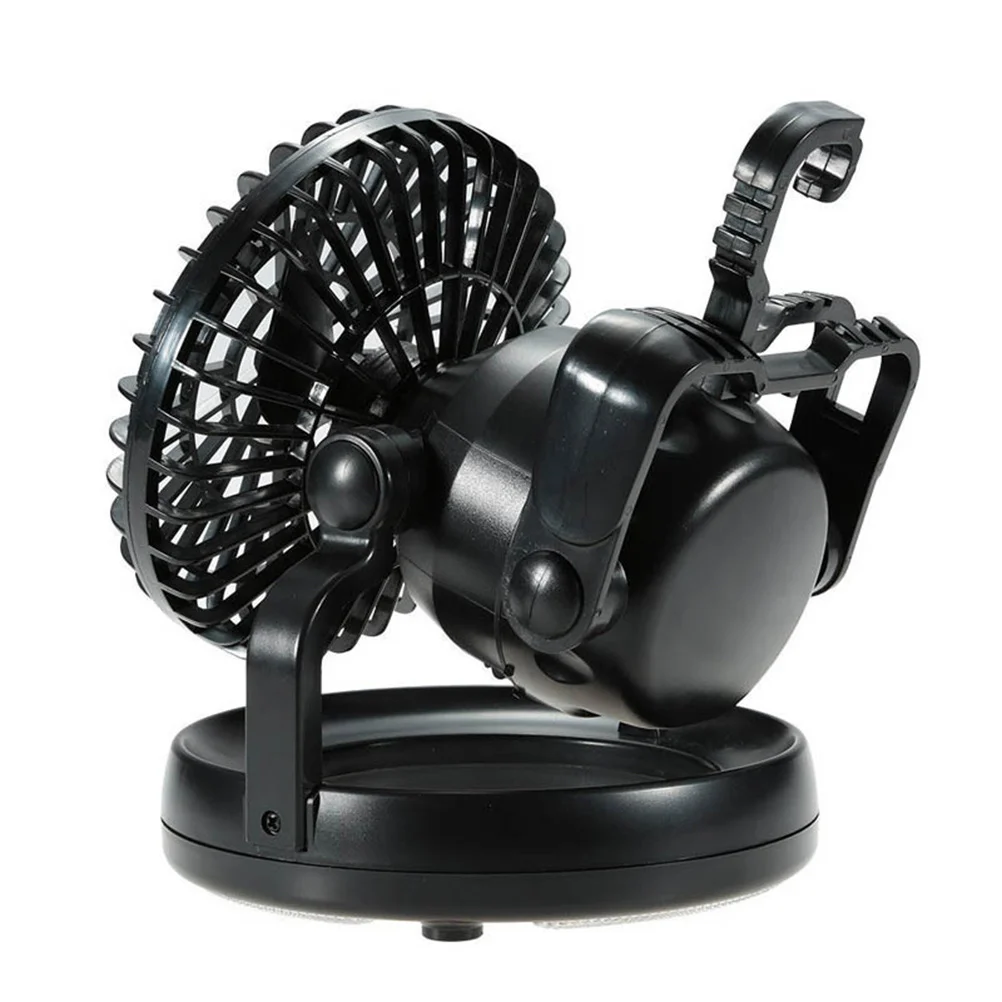 

2Pcs LED Tent Camping Fan Lamp Portable Lantern Hanging Hook Bright 18 Leds Multifunctional Outdoor Hiking Fishing Emergency