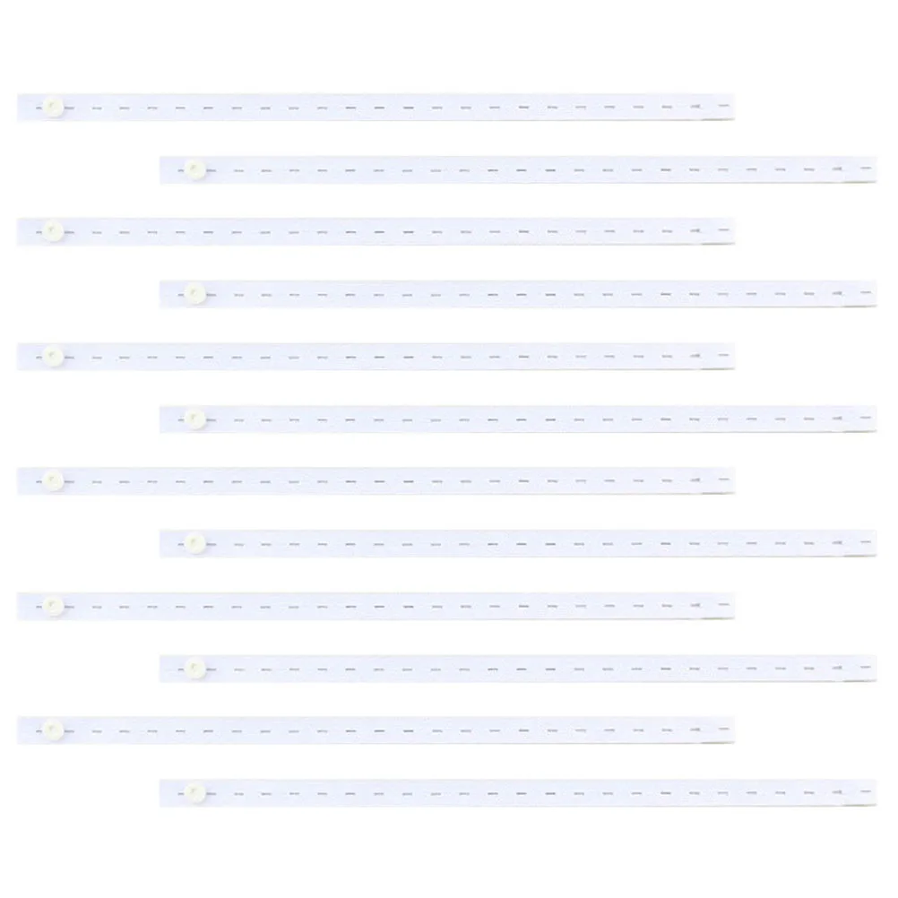 12 szt. Regulowane klamry do pieluch dla niemowląt, elastyczne paski do pieluch materiałowych, wysoka elastyczność, bez ucisku.