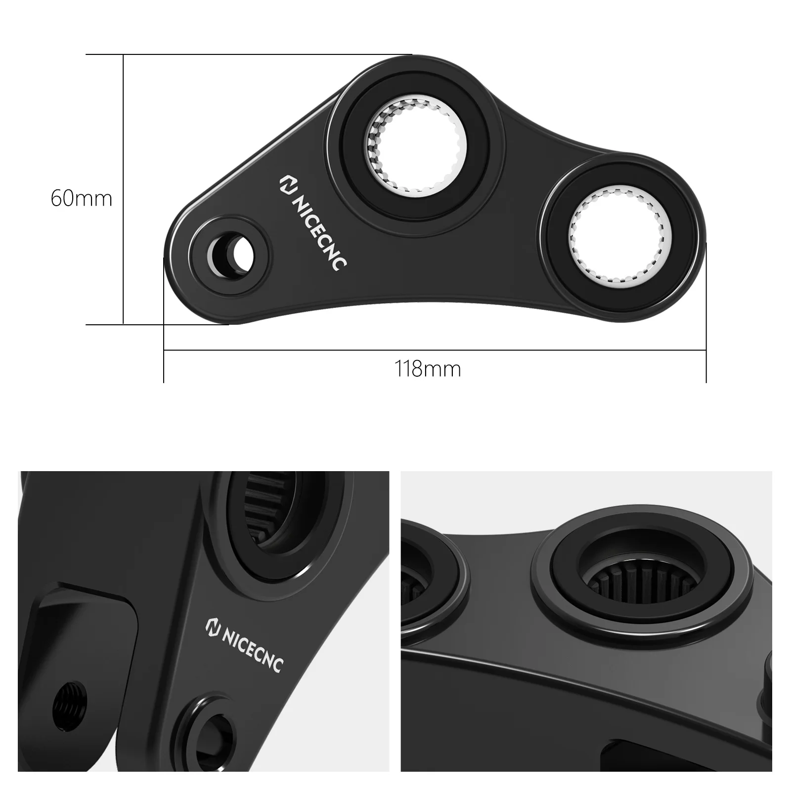 Für KTM 690 Enduro R 690 SMC SMCR 2008-2018 Hinten Tieferlegung 40mm/1,57'' 690 Enduro R SMC R 2008-2018 2017 2016 2015 2014 2013 – Detail 2
