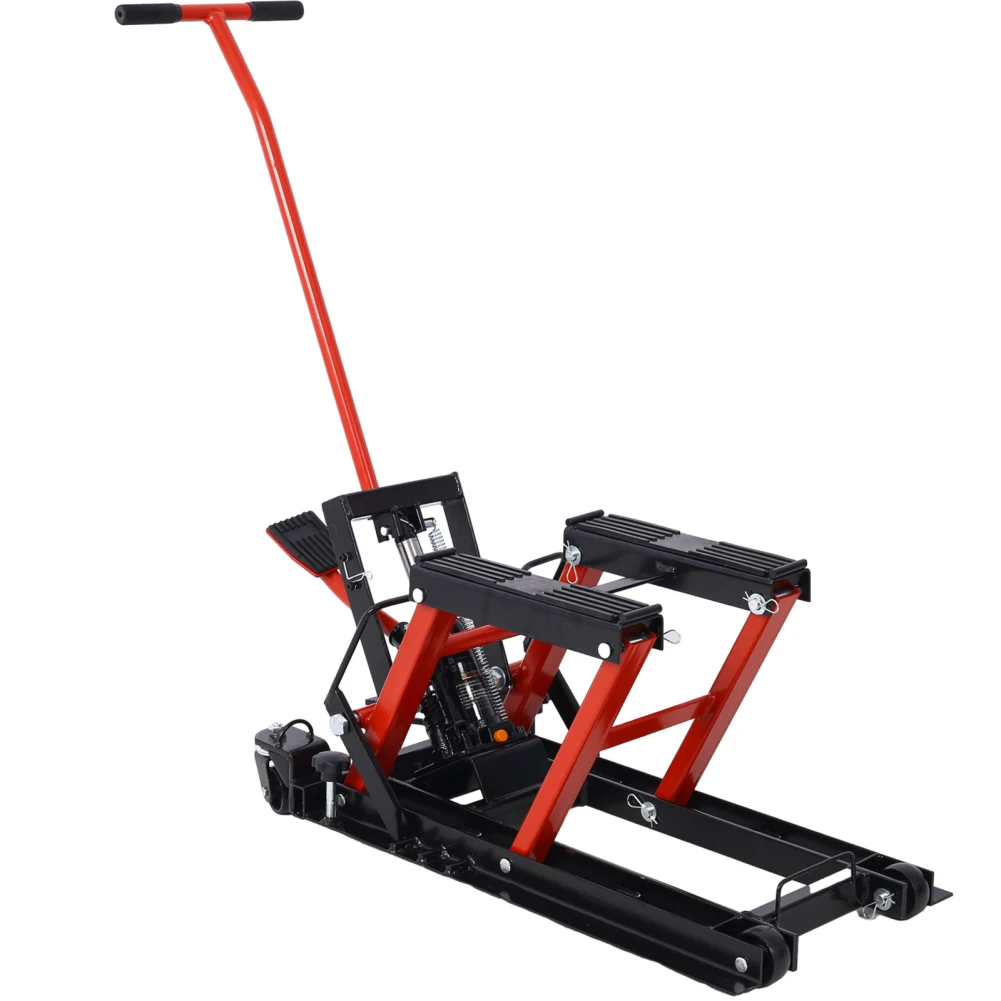 1500 Lbs Hydraulic Motorcycle Scissor Jack Lift Raises Bikes 4.5