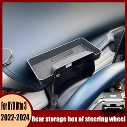 For BYD Atto 3 Yuan Plus 2022 2023 2024 Anti reflective steering wheel rear storage box instrument rear storage box