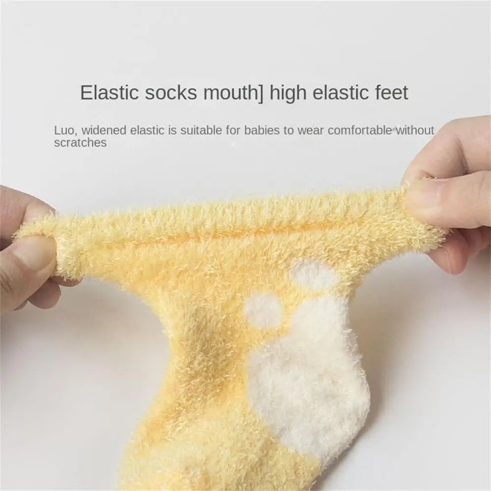 Warm Socks Winter Accessories Warm Comfortable Demand Thick Pregnant Baby Cute Thick Plush Baby Socks Anti-slip Socks Socks Soft