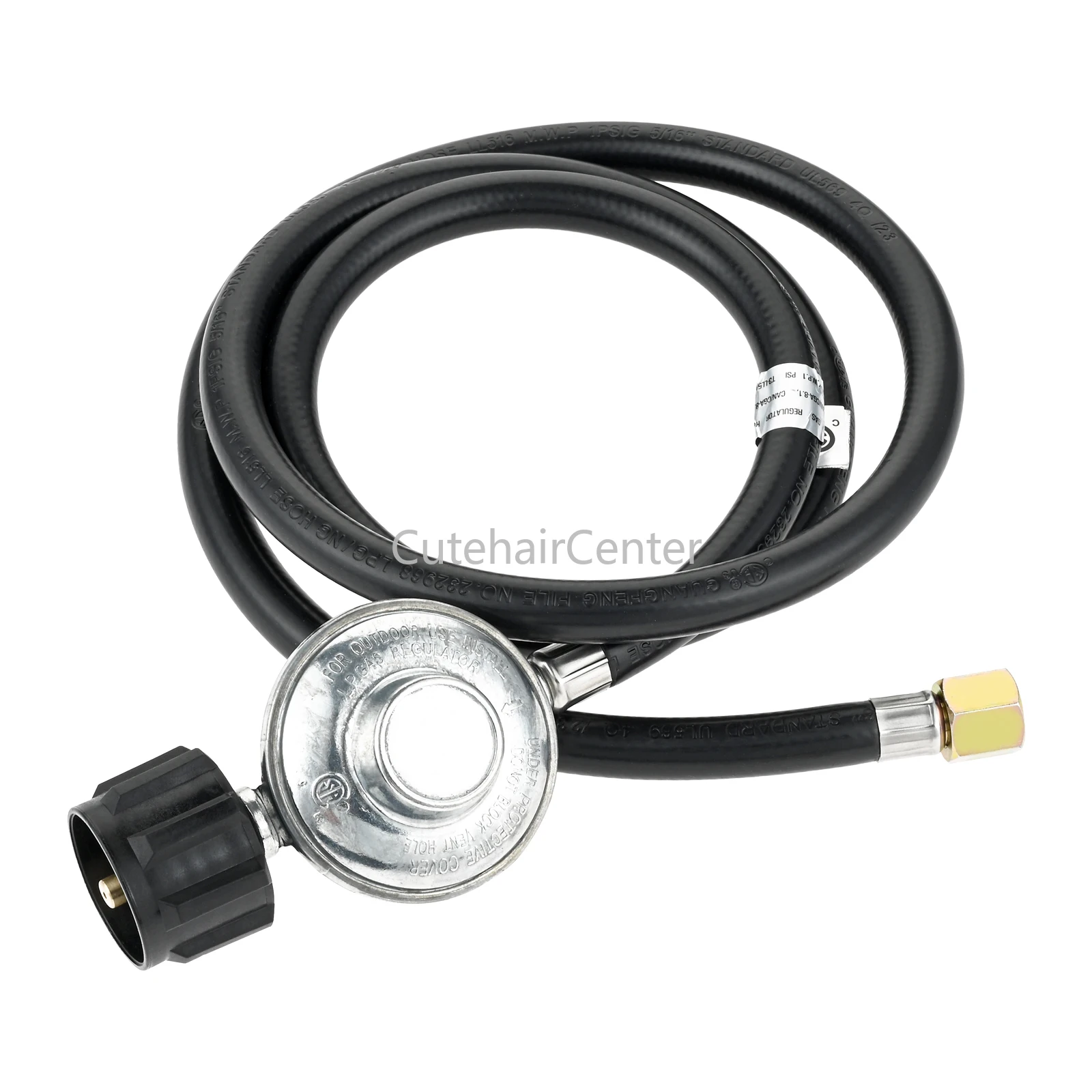 23080901 Natural Gas to Propane LP Conversion Set 5FT Regulator Hose with 0.5mm Orifices fit for Weber Genesis/Genesis II Grills