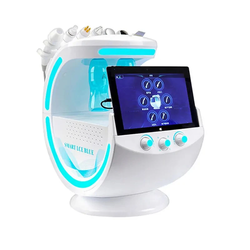 7 In 1 Water Oxygen Bubble Jet Peel Beauty Skin Multifunction Facial Care Machine Peeling Anti Aging Skin Analysis Devices