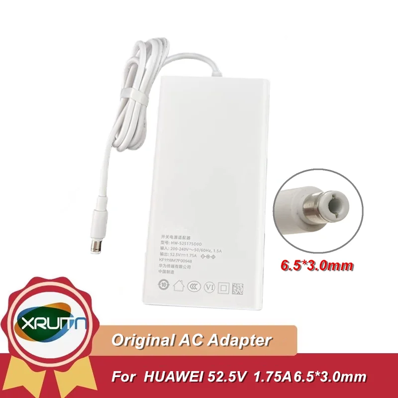 Genuine HW-525175D0D 52.5V 1.75A 92W AC Adapter Charger for HUAWEI Q6 ws8000 ws8001 ws8500 ws8501 Gigabit Router Power Supply