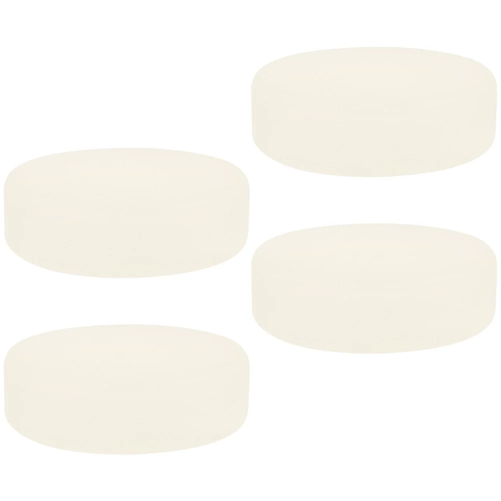 4 Pcs Hockey Puck for Training Supplies Official Regulation Ice Pvc Accessory Roller