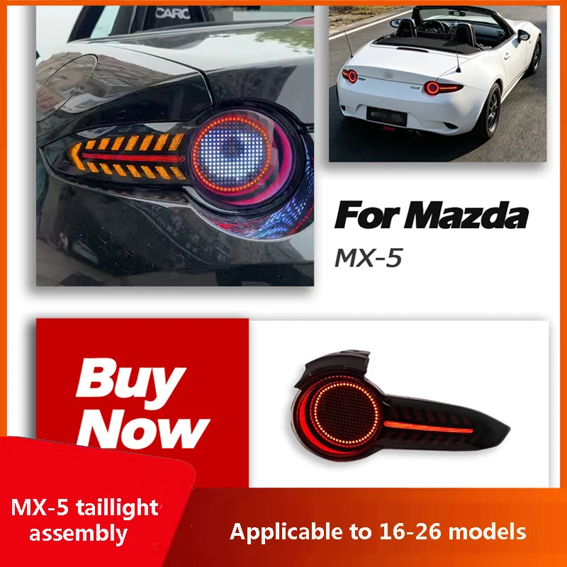 Suitable for 16-26 Mazda MX-5 taillight assembly modified LED rear taillight driving light streamer turn signal