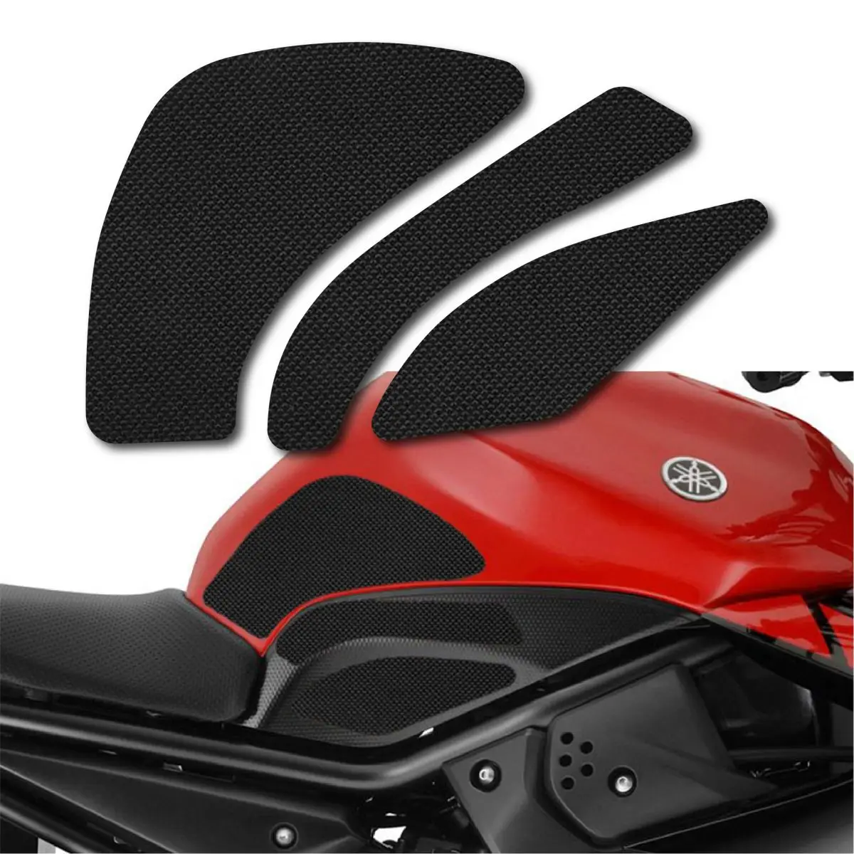 

For YAMAHA XJ6 2010-2016 Tank Traction Grips Pads Silicone Rubber