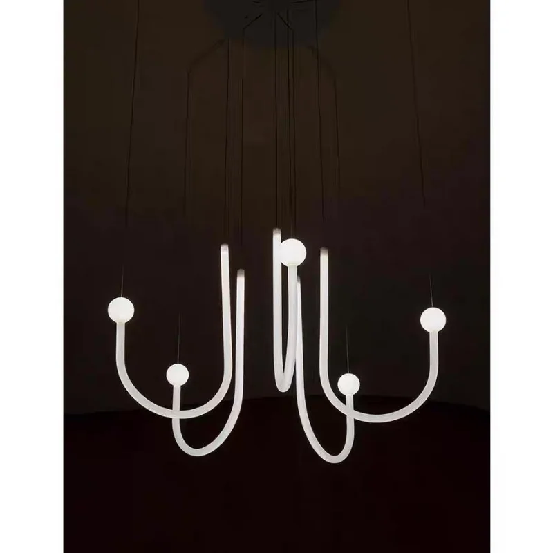 Designer's creaking sound lamp retro modern minimalist art creative model room living room dining room pendant light