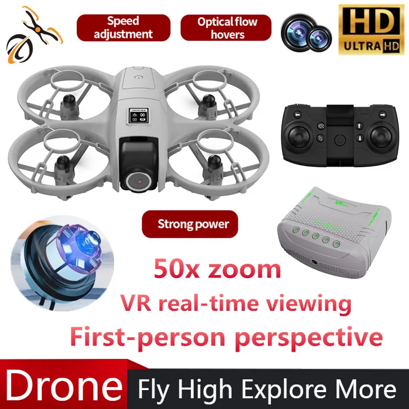 X228 mini drone 4k profissional hd fotografia aérea aeronaves de controle remoto óculos vr hd câmera dupla quadcopter brinquedo aniversário