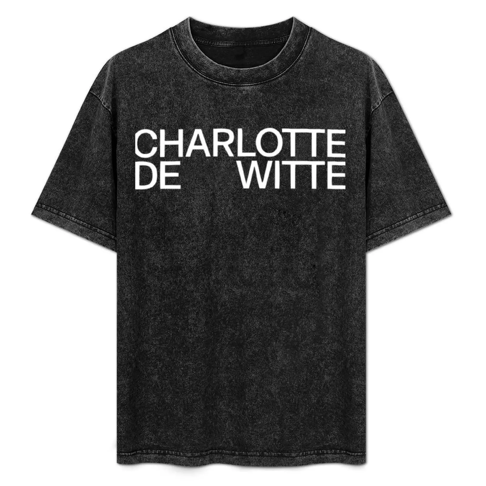 Charlotte de Witte Merchandise Classic T-Shirt quick-drying hippie clothes sports fans luxury t-shirt Men's clothing