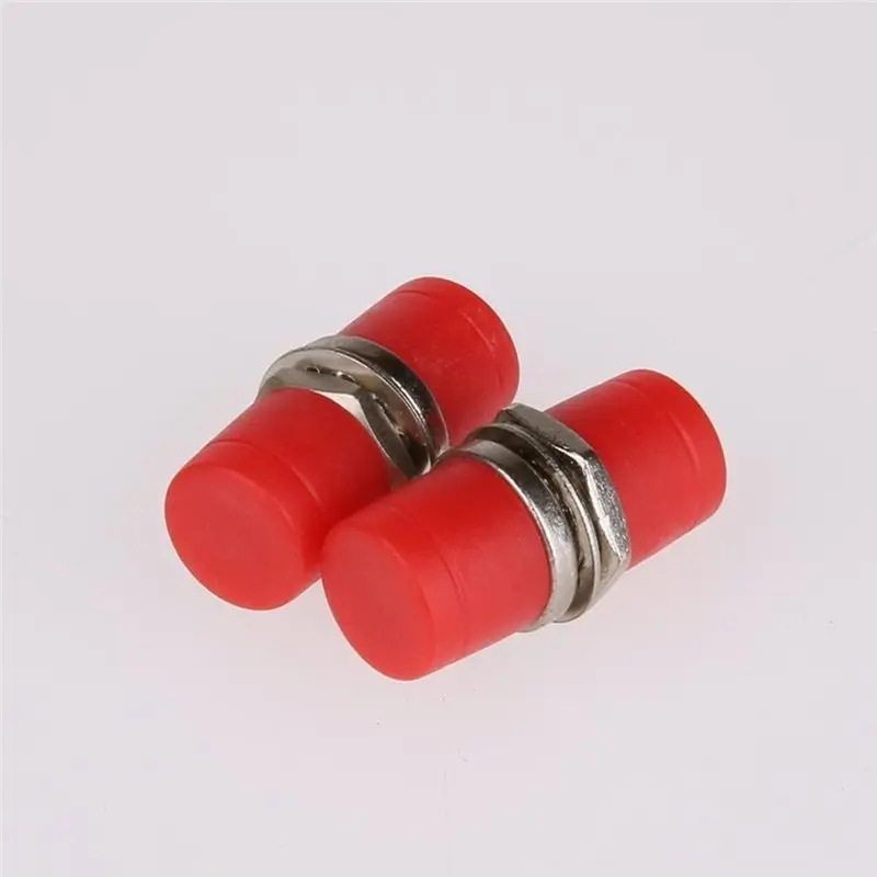 2026 Easy Use Small D FC For UPC Round Fiber Optic Adapter, FTTH, FC Simplex Fiber Flange, 100Pcs