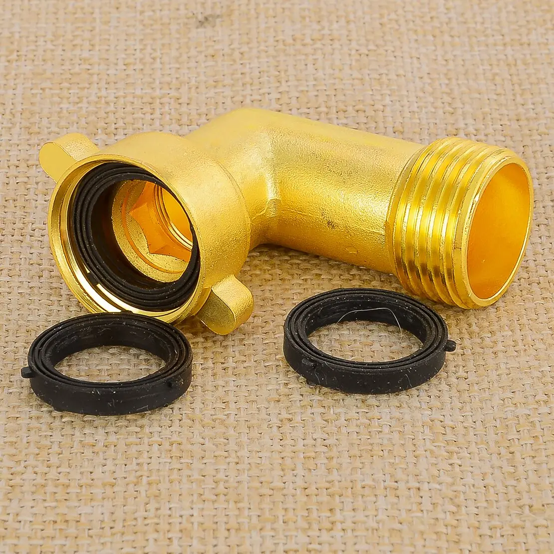 

Соединитель водопроводной трубы, переходник для шланга, колено, угол 90 градусов, подходит для прицепа на колесах, туристического кемпера, сада