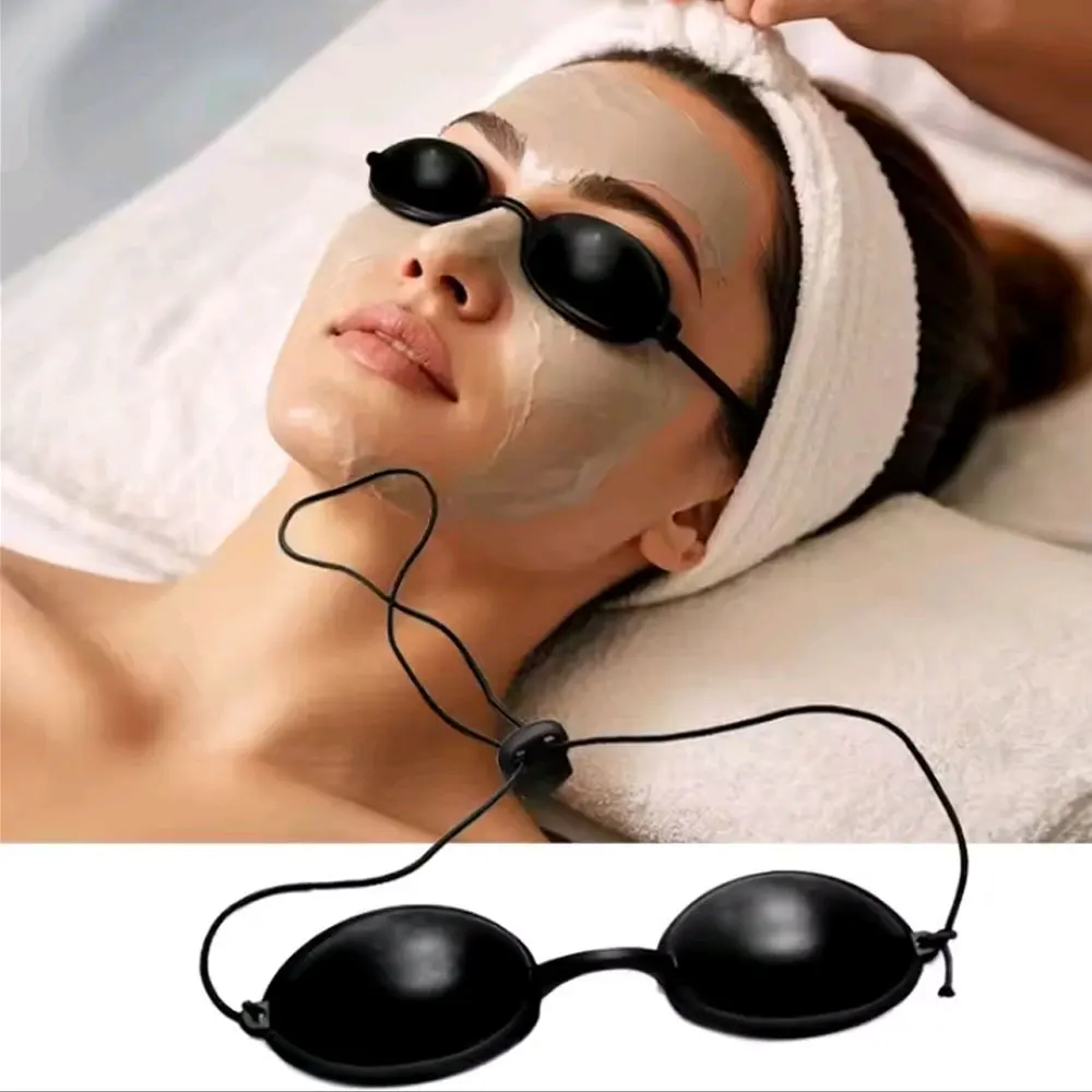 4~100Pcs Soft Sunbathing Eyewear Tanning Goggles Beach Adjustable UV Skin Tanning Eye Protection UV Shield Glasses Black