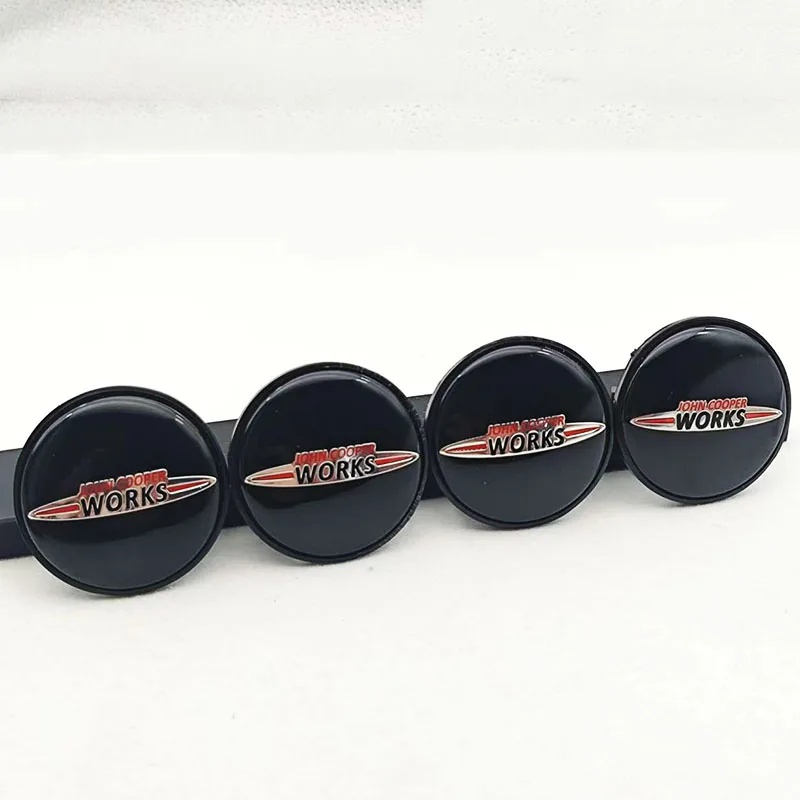 4Pcs 54mm Car Styling Wheel Center Hubcaps Replaced Cover For Cooper S JCW WORKS R55 R56 F55 F56 R57 R58 R59 R60 R50 Accessories