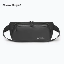 Heroic Knight Men's Waist Bag Outdoor Belt Pouch Fanny Packs Crossbody Chest Bags for Man Waterproof Travel Phone Messenger Bag