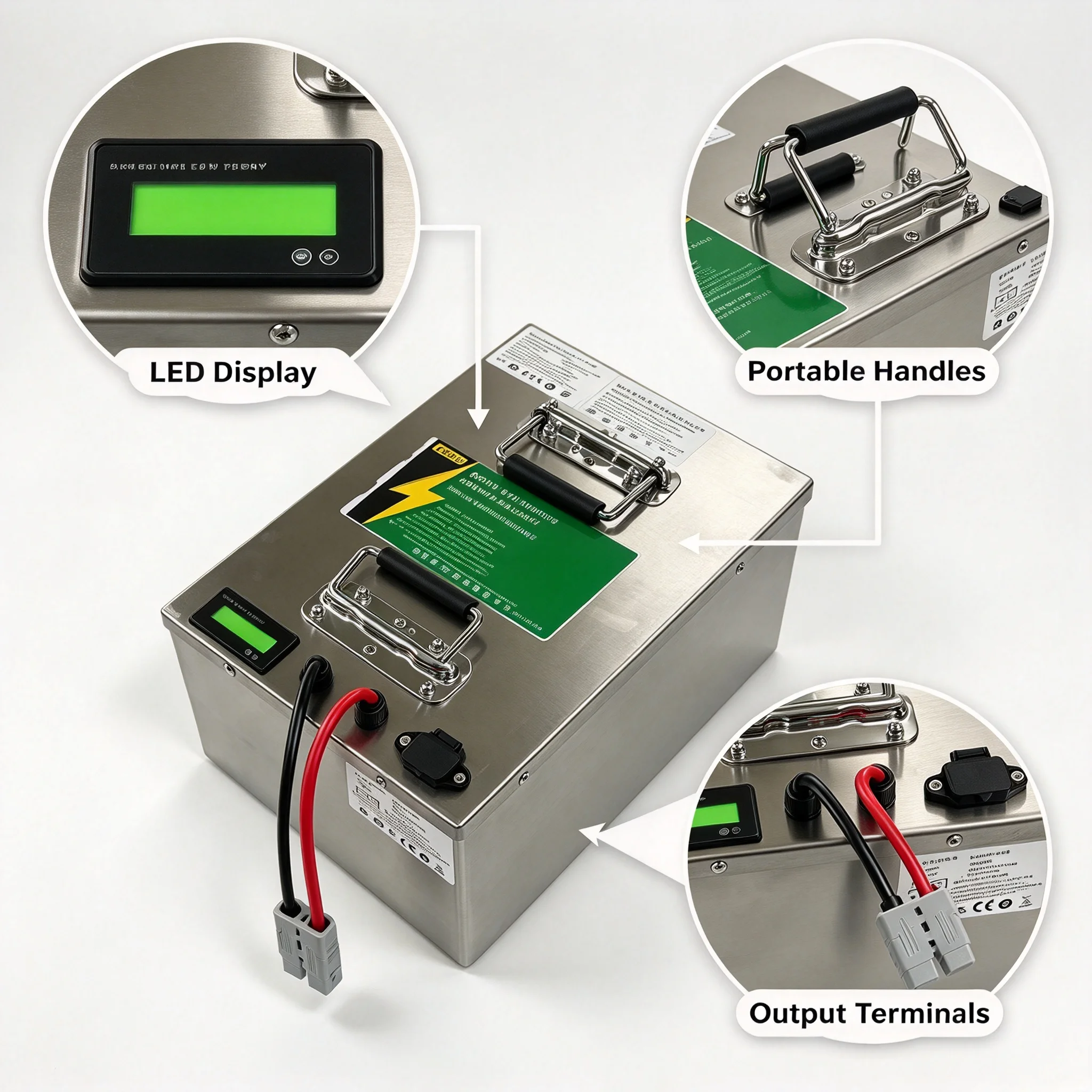 72v 30ah lifepo4 lithium battery BMS suitable for 1500w 3000w boats, golf carts, camping equipment and small vehicles