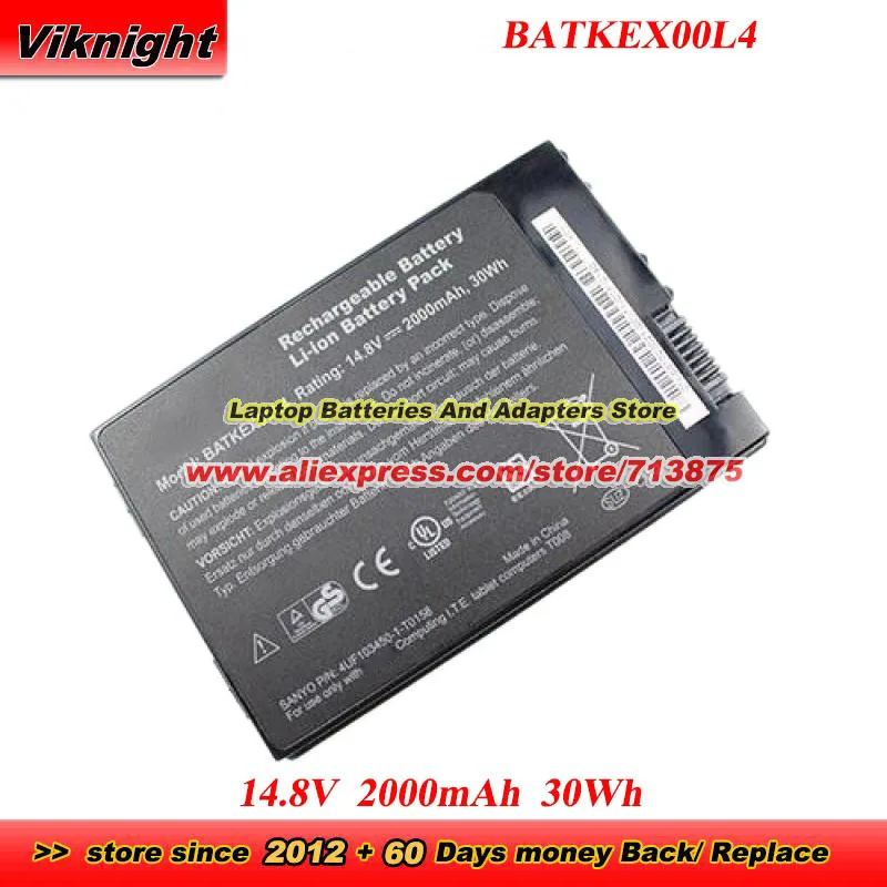BATKEX00L4 Battery 4UF103450-1-T0158 14.8V 2000mAh for Motion computing I.T.E. tablet computers T008 COMPUTING J3600 J3500 J3400