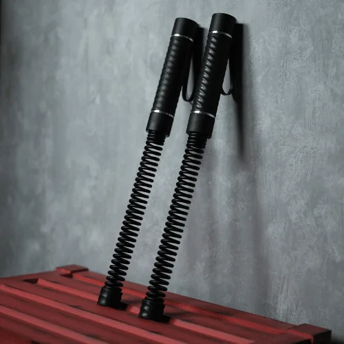 

Compact Battle Ropes with Clever Ropeless Design for Small Home and Anywhere Workouts