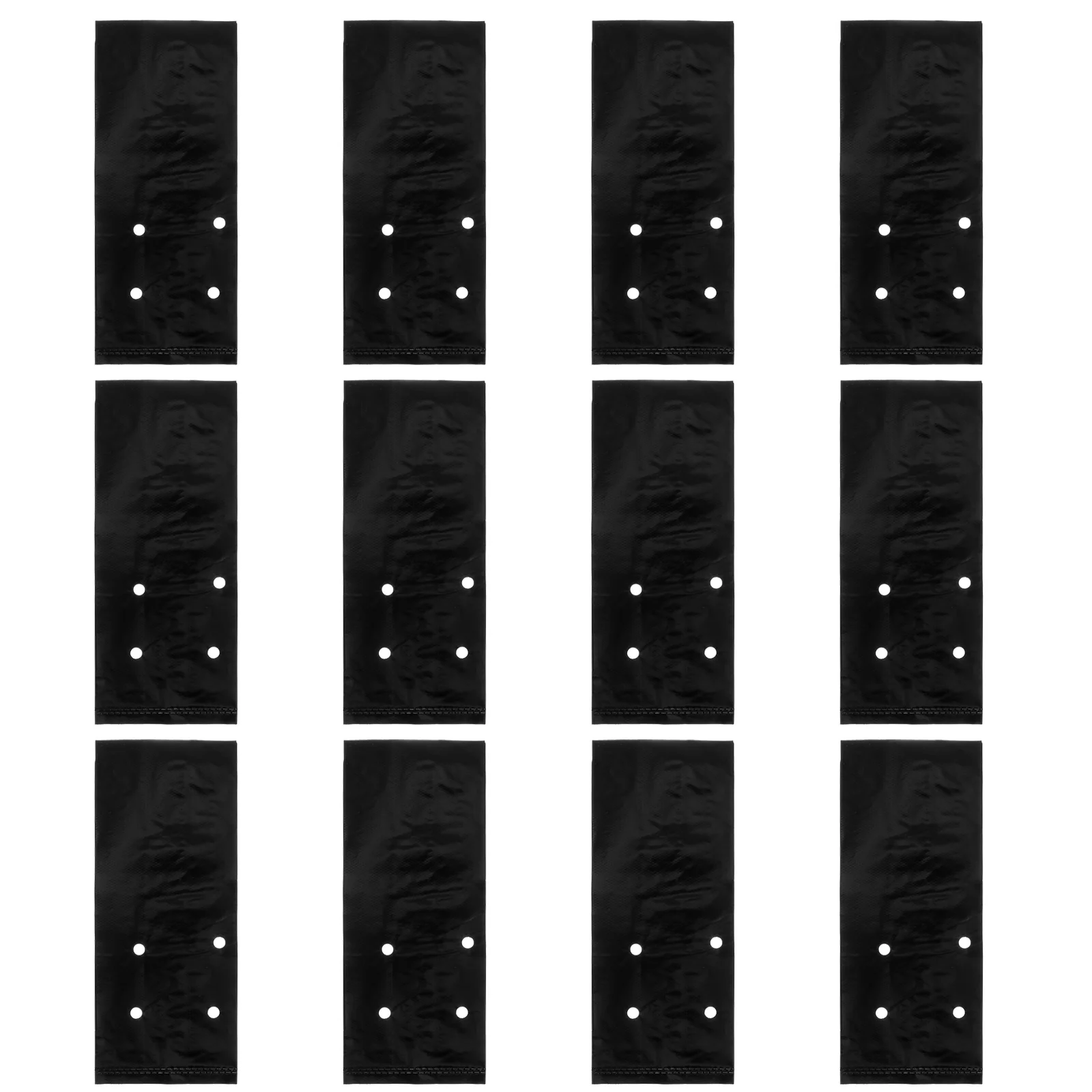 

100 Pcs Seedling Bags Black Plastic Grow Bags for Gardening Nursery Plants Vegetables Flowers Lightweight Breathing Eco Friendly